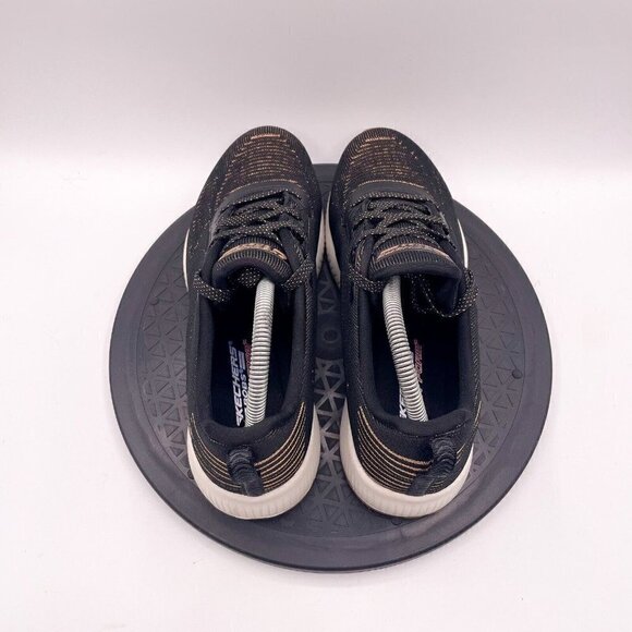 Skechers Womens BOBS Sneakers Shoes Squad Ring Master Black/Gold Sz 9.5 31347 - Picture 8 of 9